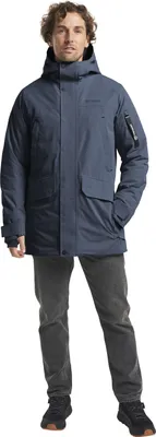 Produktbild von Tenson Parka Winterjacke dunkelblau wasserdicht
