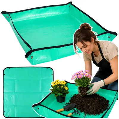 Produktbild von Gartenmatte zum Umtopfen von Pflanzen und Blumen, 100 x 80 cm