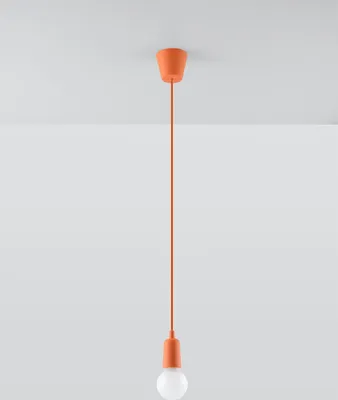 Obrázek produktu pro DIEGO 1 oranžová závěsná lampa Sollux Lighting SL.0584