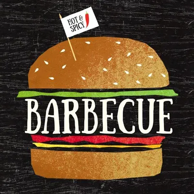 Produktbild von Braun + Company Big BBQ, Mehrfarbig, Seidenpapier, Abbildung, 330 mm, 330 mm, 20 Stück(e)