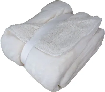 Produktbild von Kuscheldecke mit Flanell und Sherpa 150x200cm Kuscheldecke in 9 Farben