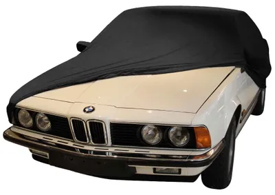 Image de Housse de voiture intérieure adaptée à BMW 6-Series (E24) Noir avec poches pour