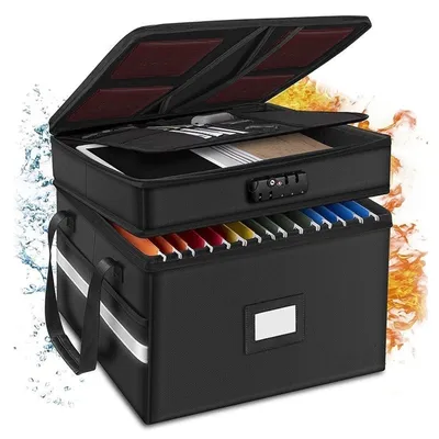 Immagine prodotto di Organizzatore per documenti con serratura e striscia riflettente