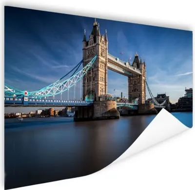 Produktbild von MuchoWow® Poster Tower Bridge - Themse - London 90x60 cm - Schlafzimmer