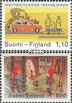Produktbild von Briefmarken Finnland 1979 Mi 849,860 (kompl.Ausg.) postfrisch Privatautoverkehr