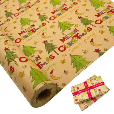Produktbild von Recycelbare Geschenkpapierrolle
