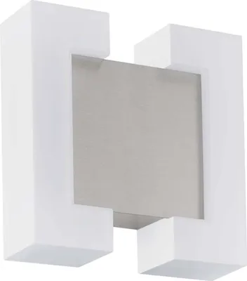 Immagine prodotto di Eglo 95987 SITIA LED parete/soffitto per esterni 2x4,8W nichel opaco bianco caldo IP44