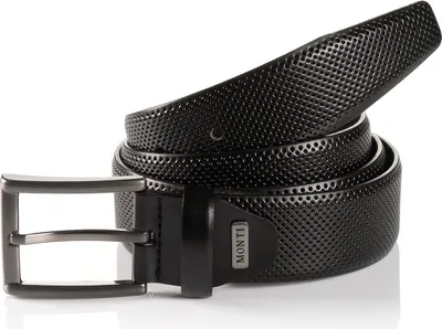 Produktbild von MONTI DUBLIN  Herrengürtel 9000 black uni 120
