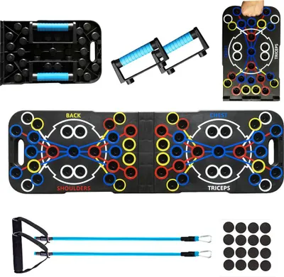 Obrázek produktu pro Kaload Push-Up Board fitness tréninková deska, multifunkční push-up systém pro trénink hrudníku a břišních svalů, domácí trénink pro muže/ženy