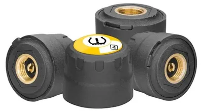 Immagine prodotto di Sistema di monitoraggio della pressione degli pneumatici, BLE TPMS Bluetooth 4.0 per iOS / Android, sensori esterni (4 pezzi / set)
