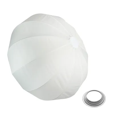 Produktbild von Walimex pro Essential Ballon Softbox 65cm + Hensel EH Adapter 15,2cm, 360° Lichtdiffusor, inkl. Bowens Adapter, kompatibel mit allen gängigen Blitz-/Dauerlichter mit Bowensanschluss