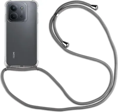 Produktbild von Handykett für Xiaomi Redmi 15C (173 cm) Hülle mit Kordel Handyhülle mit Band in Grau
