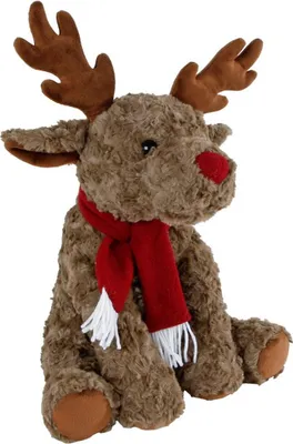Produktbild von Take Me Home Plüsch Elch grau sitzend 37cm Spielzeug Kuscheltier