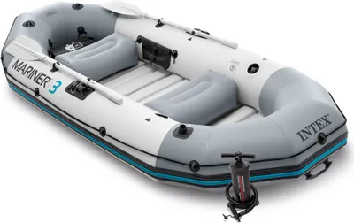 Produktbild von INTEX 68373NP - Schlauchboot-Set - Mariner 3 (inkl. Paddel u. Pumpe)