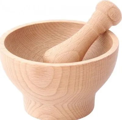 Produktbild von Mörser aus Buchenholz, Ø10,5 cm