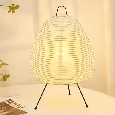 Image de Lampe de table en papier créatif pour une ambiance chaleureuse dans le salon et la chambre