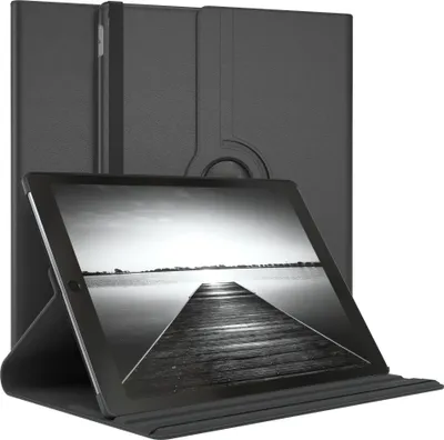 Produktbild von EAZY CASE - Tablet Hülle für Apple iPad Pro 12,9" (2017) Schutzhülle, Tablet Case 360° drehbar in Schwarz
