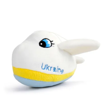 Produktbild von WP MERCHANDISE - Ukrainisches Flugzeug plüschtier (13 cm)