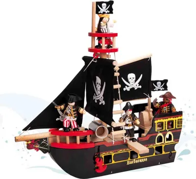 Produktbild von Le Toy Van Pirátská loď Barbarossa