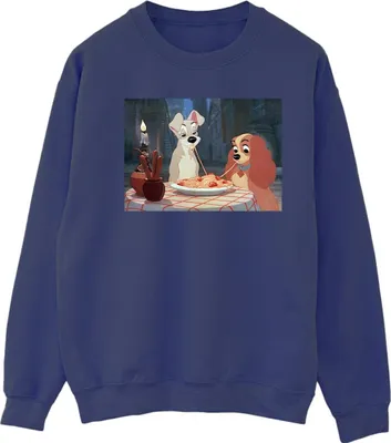 Produktbild von Disney - "Lady And The Tramp" Sweatshirt für Damen BI23203 (L) (Marineblau)