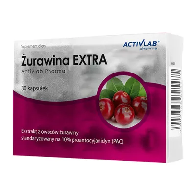 Zdjęcie produktu dla Activlab, Żurawina Extra, 30 kapsułek