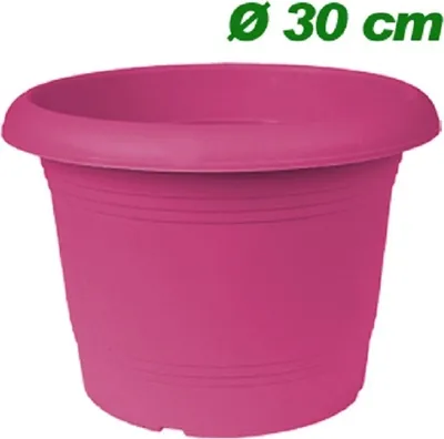 Produktbild von Livinja Kunststoff Pflanzkübel Zylinder beere d= 30 cm Außenmaß H= 21 cm