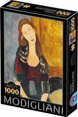Produktbild von Puzzle 1000 elementów. Modogliani, Portret Jeanne Hebuterne
