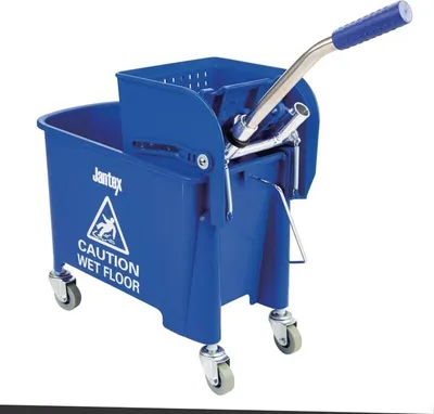 Produktbild von Jantex Moppeimer mit Mopppresse blau 20L