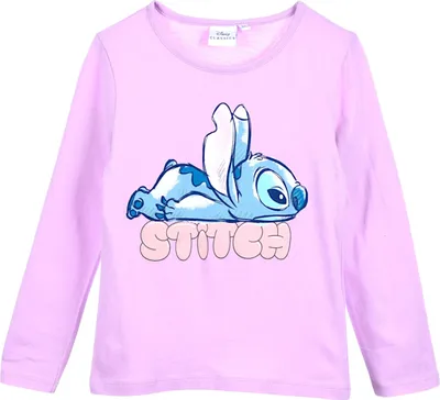 Produktbild von Langarmshirt Disney Stitch  Lila 104 cm