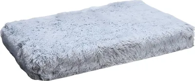 Produktbild von Beeztees Hundekissen Ortho Siba aus Plüsch grau, Maße: 75 x 50 x 9 cm
