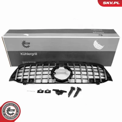 Produktbild von ESEN SKV 66SKV509 Kühlergrill Frontgrill passend für MERCEDES-BENZ A-Klasse (W177) Silber