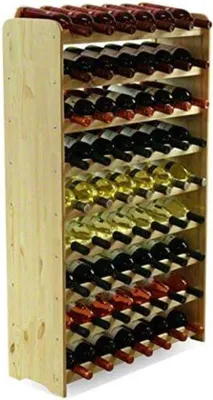 Image de Casier à bouteilles de vin, casier à vin, support à vin pour 63 bouteilles NOUVEAU !