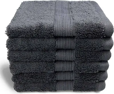 Produktbild von grace grand spa Duschtuch Avantgarde mit breiter Webbordüre Dunkelgrau One Size