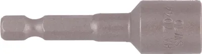 Produktbild von Makita Steckschlüssel 1/4 SW10, mit 1/4 Innensechskant-Werkzeugaufnahmen, Art.Nr. P-06301