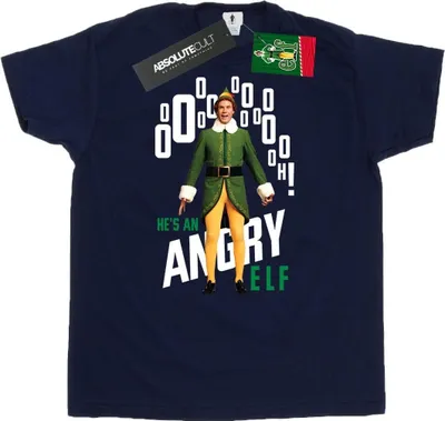 Produktbild von Elf - "Angry Elf" T-Shirt für Herren BI23642 (XL) (Marineblau)
