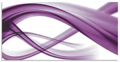 Produktbild von ARTland Wandbild Alu für Innen & Outdoor Abstrakte Komposition (violett) Größe: 40x20 cm
