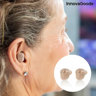 Obrázok produktu pre Zosilňovač sluchu do ucha s príslušenstvom Hearzy InnovaGoods 2 jednotky