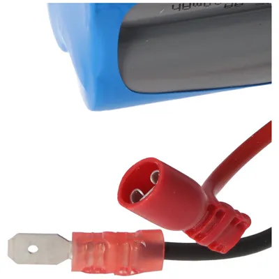 Produktbild von AccuCell Akkupack für Rotamatic Dachfenstersteuerung, 72x29x49 mm, kein Original Rotamatic Akku, 10 Einzelakkus, frisch gefertigt, Minuspol 4,8mm Steckkontakt, Pluspol 4,8mm Steckbuchse für 2,8mm Flachstecker