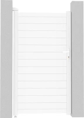 Immagine prodotto di Cancello in alluminio "Eric" - 101,2 x 180,9 cm - Bianco