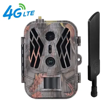 Produktbild von 4G-Kamera mit Dual-Objektiv – Wildkamera – Trailkamera – Fotofalle – 36 Megapixel Fotos – 4K-Video