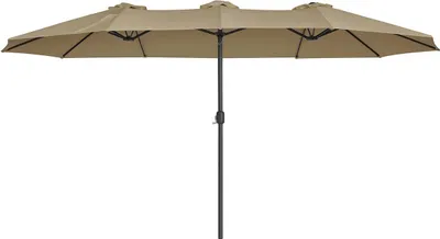 Obrázok produktu pre Veľký slnečník Rootz – slnečník – záhradný slnečník – ochrana proti UV žiareniu UPF 50+ – 460 x 270 cm