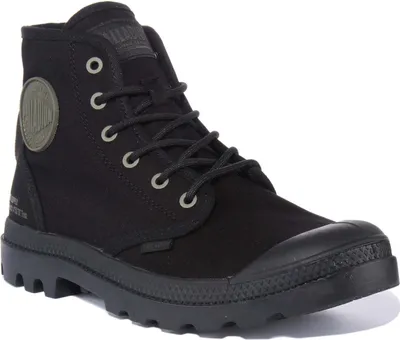 Produktbild von Palladium Pampa Hi HTG Supply Schnürung Vegane Le wand Stiefel Schwarz Mono – undefined / Schwarz Mono