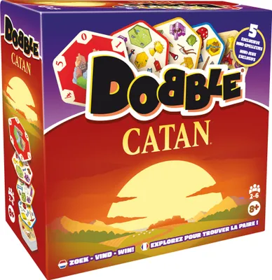 Produktbild von Asmodee Dobble Catan, Brettspiel, Matching, 8 Jahr(e), 15 min