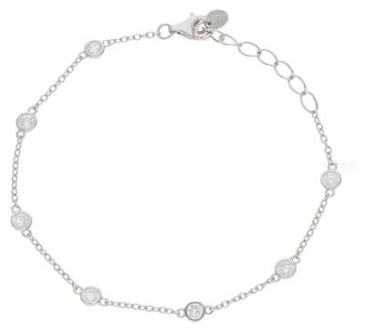 Produktbild von Mabina Silber Armband 533240 mit Zirkonia