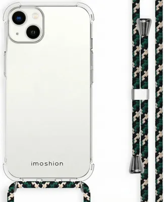 Zdjęcie produktu dla imoshion Przezroczyste etui z paskiem na Apple iPhone 14 Plus – zielone, wielokolorowe
