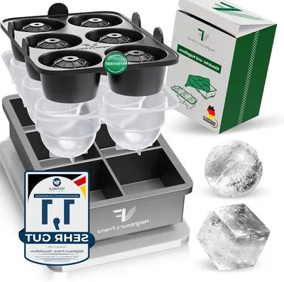 Produktbild von Famanu Eiswürfelform mit Deckel - Schwarz