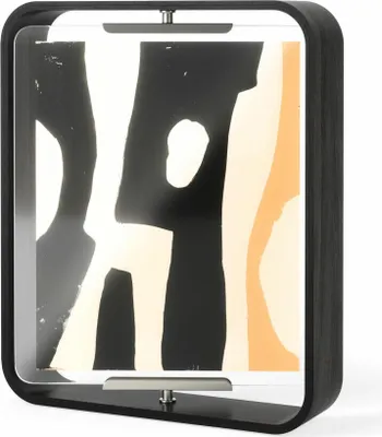 Produktbild von Umbra Tischbilderrahmen Bellwood, Fotorahmen, Holz, Glas, Schwarz, 10x15 oder 13x18 cm, 1022486-040