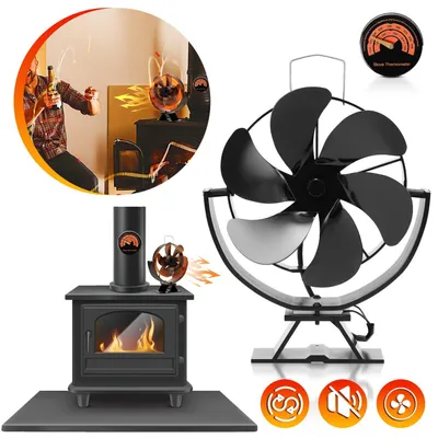 Produktbild von Kaminventilator - Holzofenventilator - Ofenventilator - Kaminventilator - Wärmeverteiler