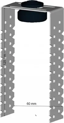 Produktbild von Direktabhänger 125mm entkoppelt für CD Deckenprofil
