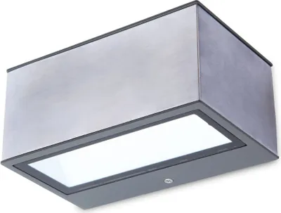 Zdjęcie produktu dla Lampa elewacyjna kinkiet zewnętrzny GEMINI szary Lutec 5189103118